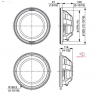 Kenwood KFC-WPS1200F Car Subwoofer Kenwood KFC-WPS1200F Car Subwoofer
