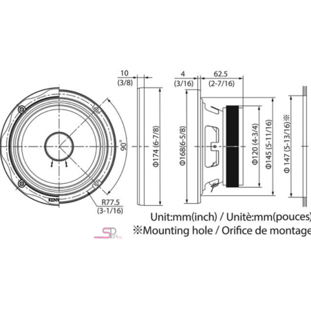 Kenwood KFC-SPL65 Car Speaker Kenwood KFC-SPL65 Car Speaker